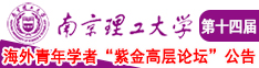 激情老骚逼南京理工大学第十四届海外青年学者紫金论坛诚邀海内外英才！